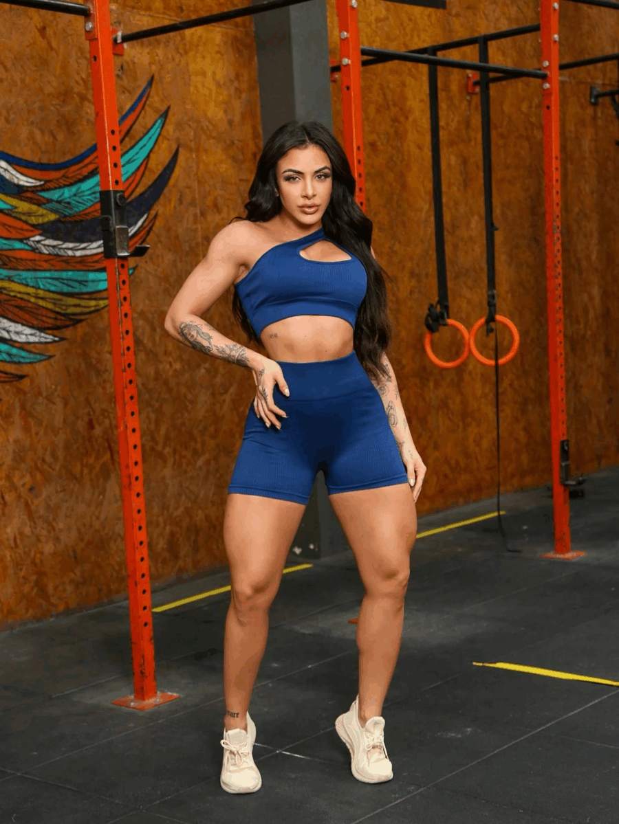 CONJUTO FITNESS SLIM (AZUL)